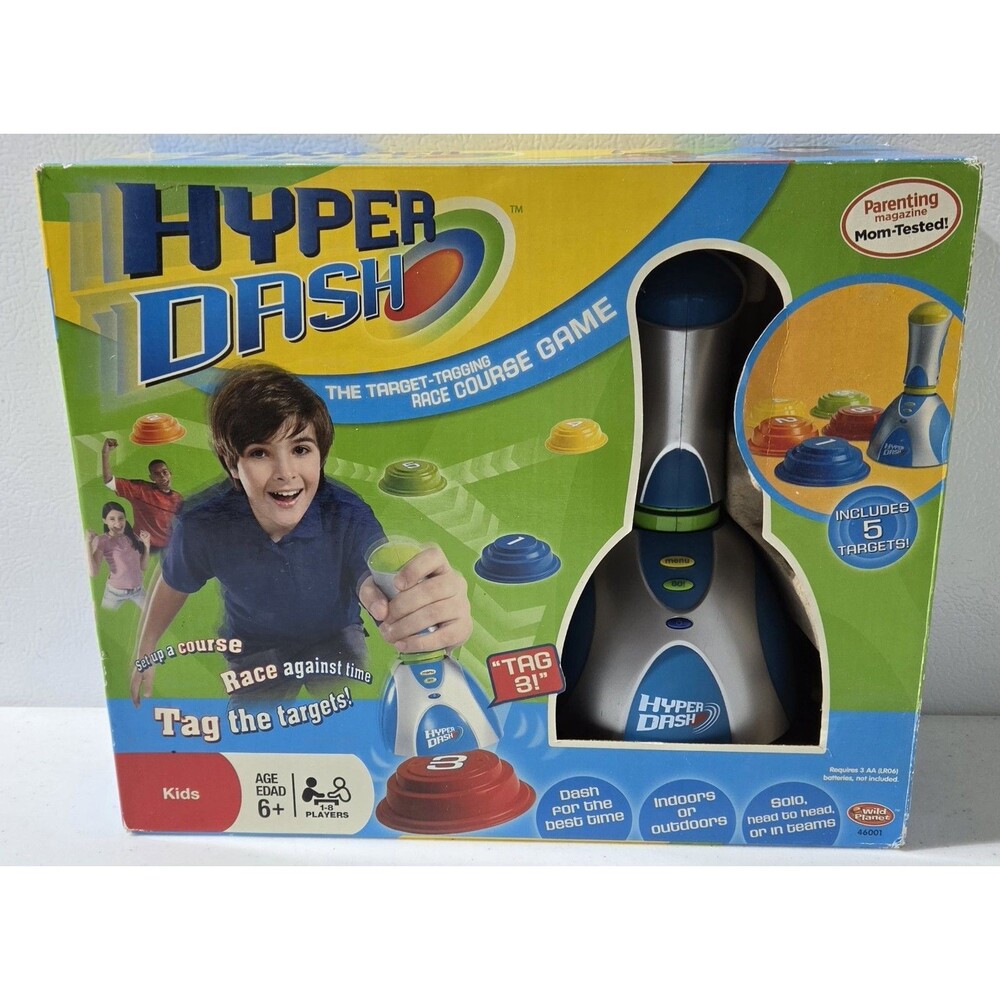 NEW! Hyper Dash Game Wild Planet Best Toy Award Target Tagging OOP 2008